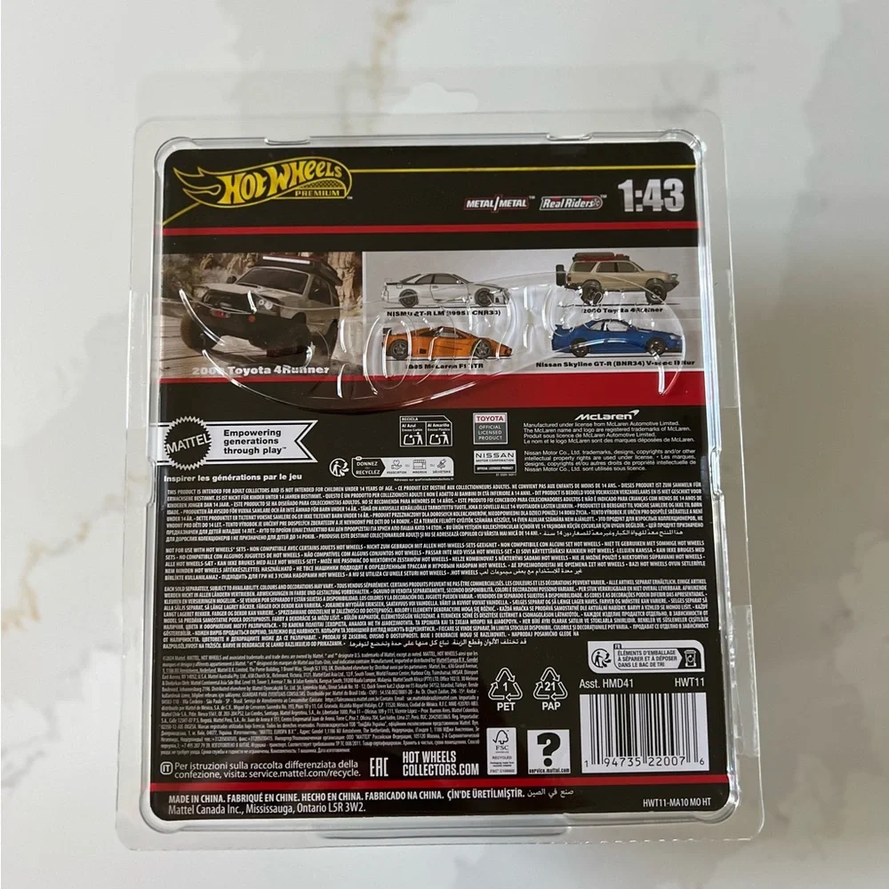 Hot Wheels 1:43 2000 Toyota 4Runner NWT